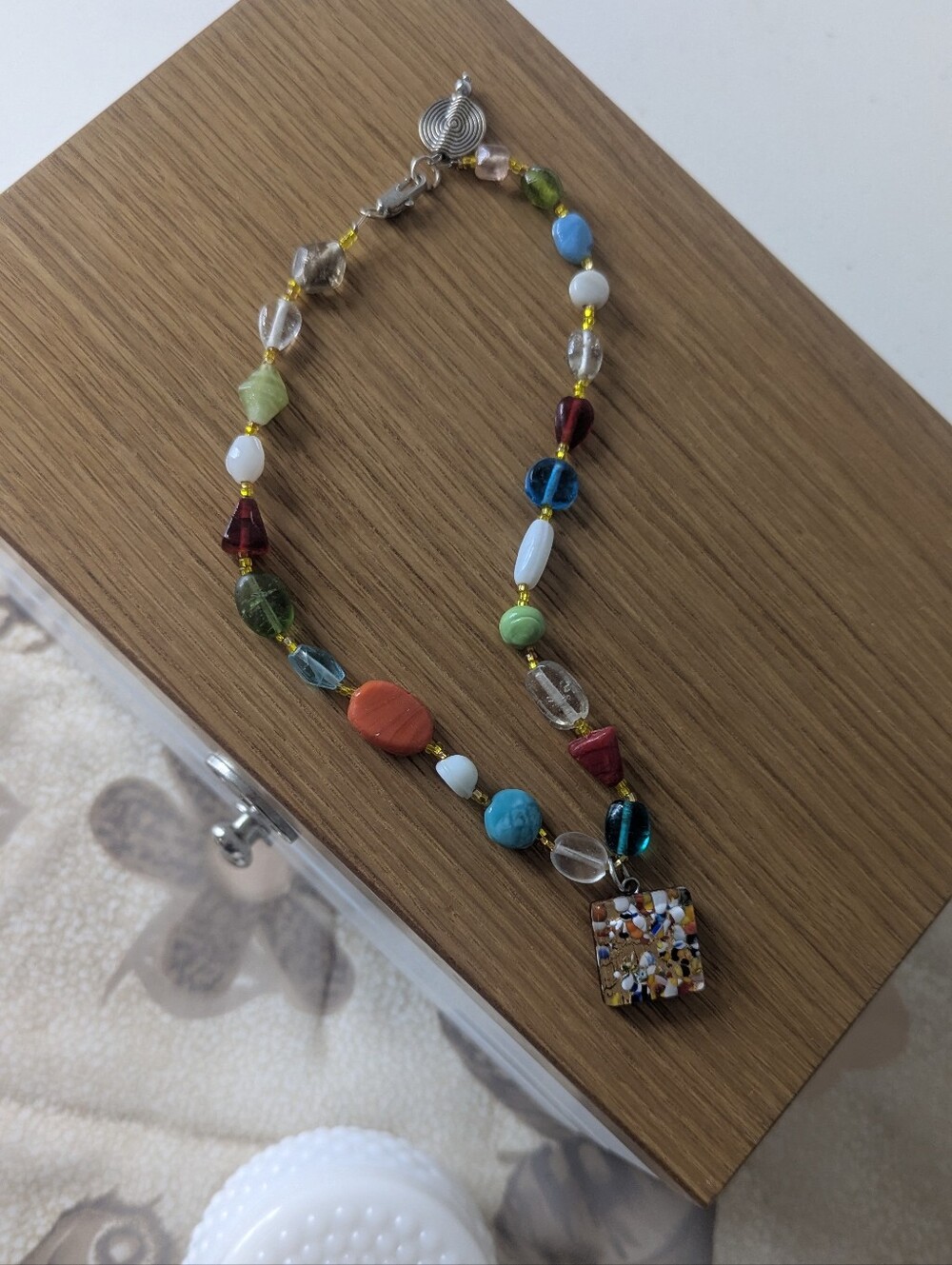 Handmade Colourful Murano Necklace